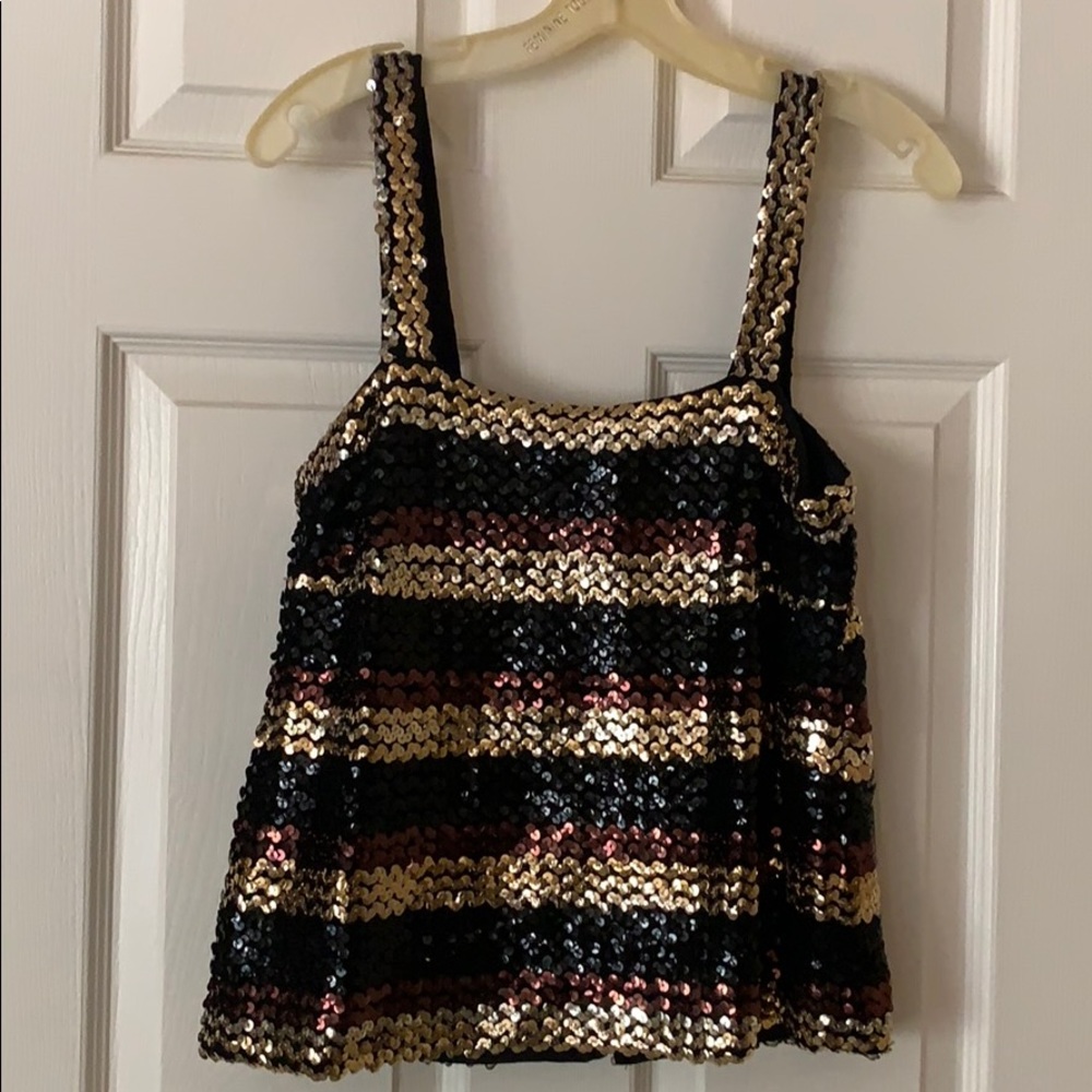 Sequin vintage top.